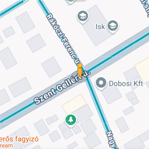 Szombathely, Szent Gellért utca - Rákóczi Ferenc utca kereszteződése