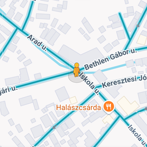 Hajdúböszörmény, Polgári utca - Iskola utca kereszteződése