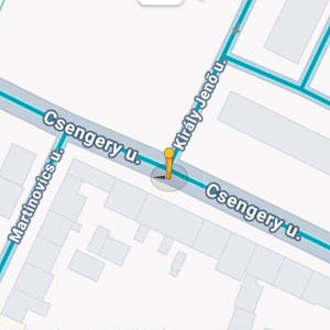 Sopron, Csengeri utca - Király Jenő utca kereszteződése